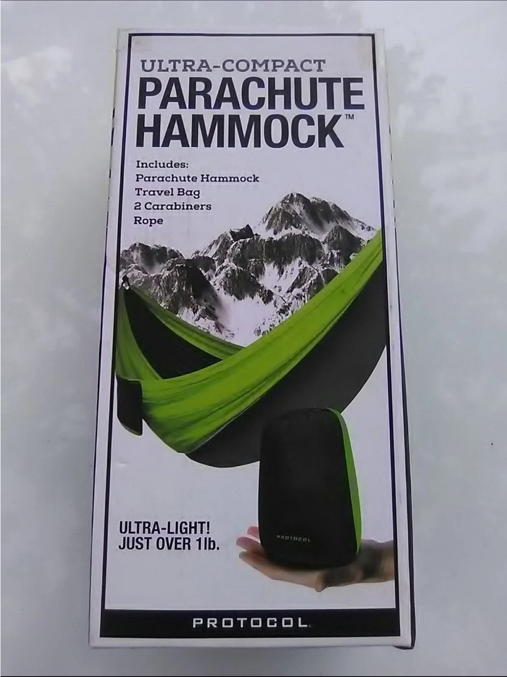 NWT Ultra-Compact Parachute Hammock - Green